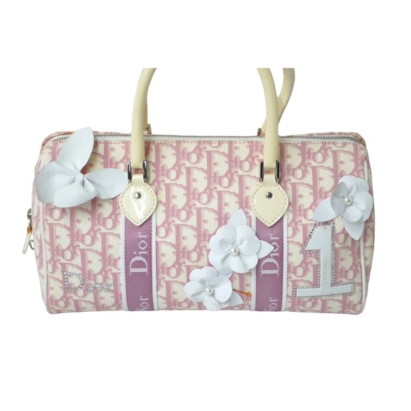 Dior Handbags - Dior Trotter Boston Pink Christian Girly Bag